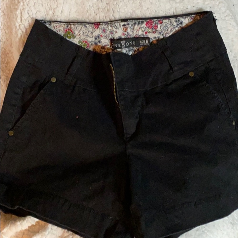 Black dress shorts
